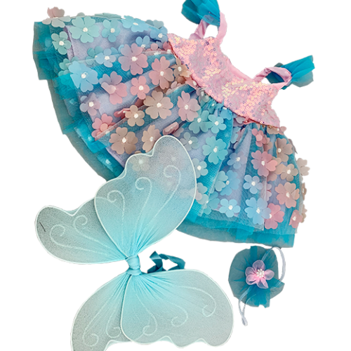 Floral Butterfly Dress