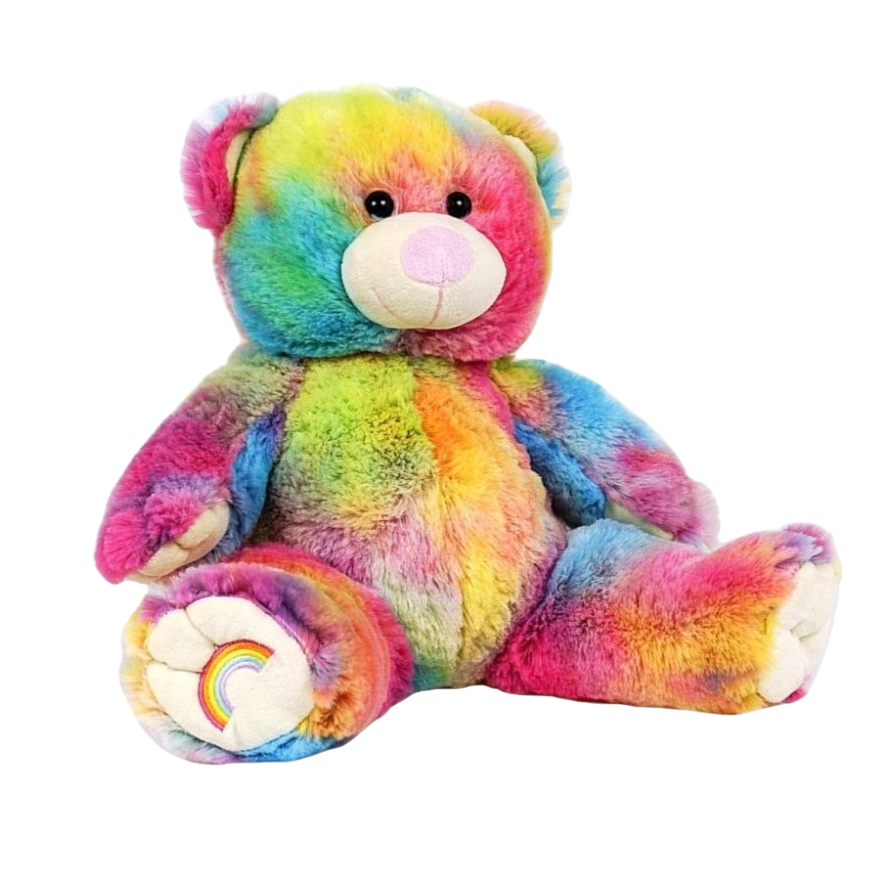 Rainbow Teddy Bear Heartbeat Gift Set