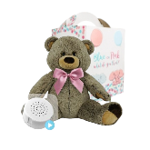 Grizzly Bear with Pink Bow Gender Reveal Set