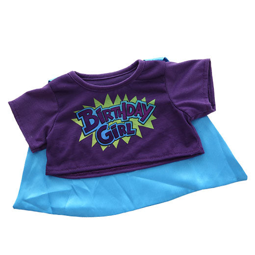 Birthday Girl T-Shirt and Cape