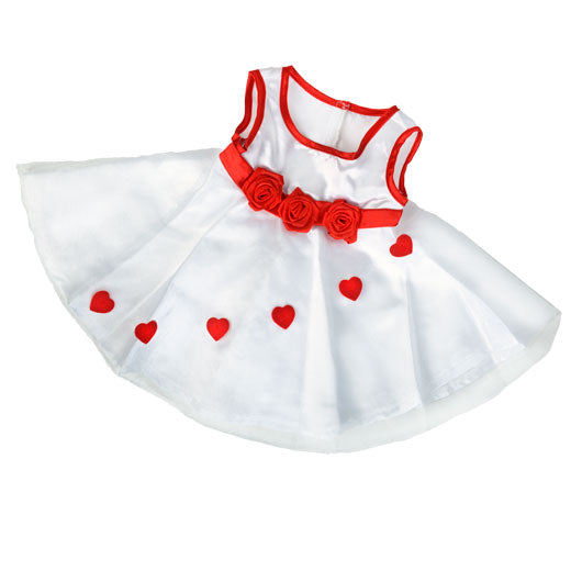 White Hearts Dress
