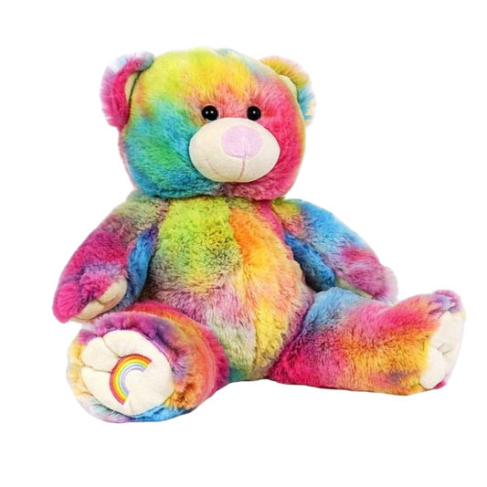 Rainbow Teddy Bear Heartbeat Gift Set