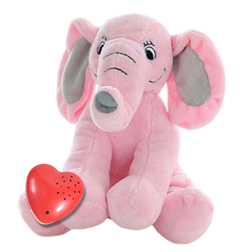 Pink Elephant Heartbeat Gift Set